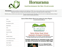 Tablet Screenshot of hornarama.com